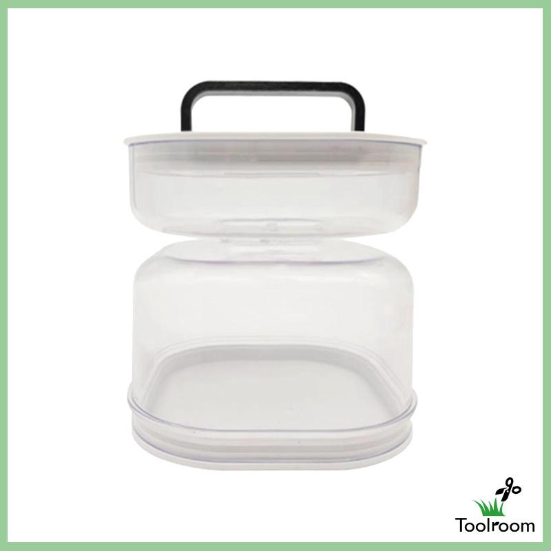 Lọ Thủy Tinh Trong Suốt Có Nắp Lật Dùng Đựng Gia Vị / Tỏi / Nấm