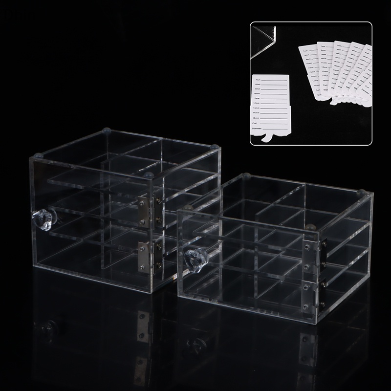 Hộp Acrylic Trong Suốt Trưng Bày Lông Mi Giả Tiện Dụng