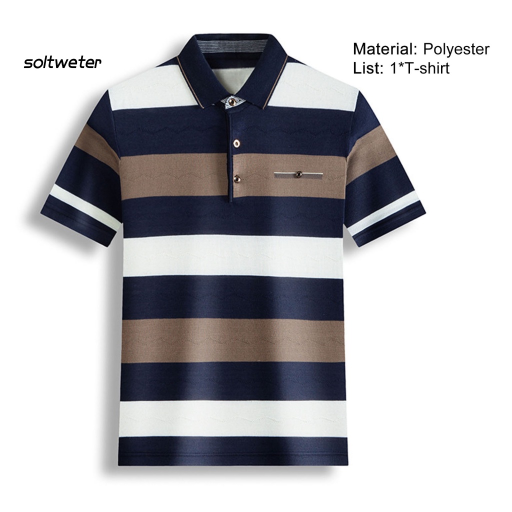 Áo Thun Tay Ngắn Cổ Bẻ Dáng Ôm Thời Trang Mùa Hè Cho Nam