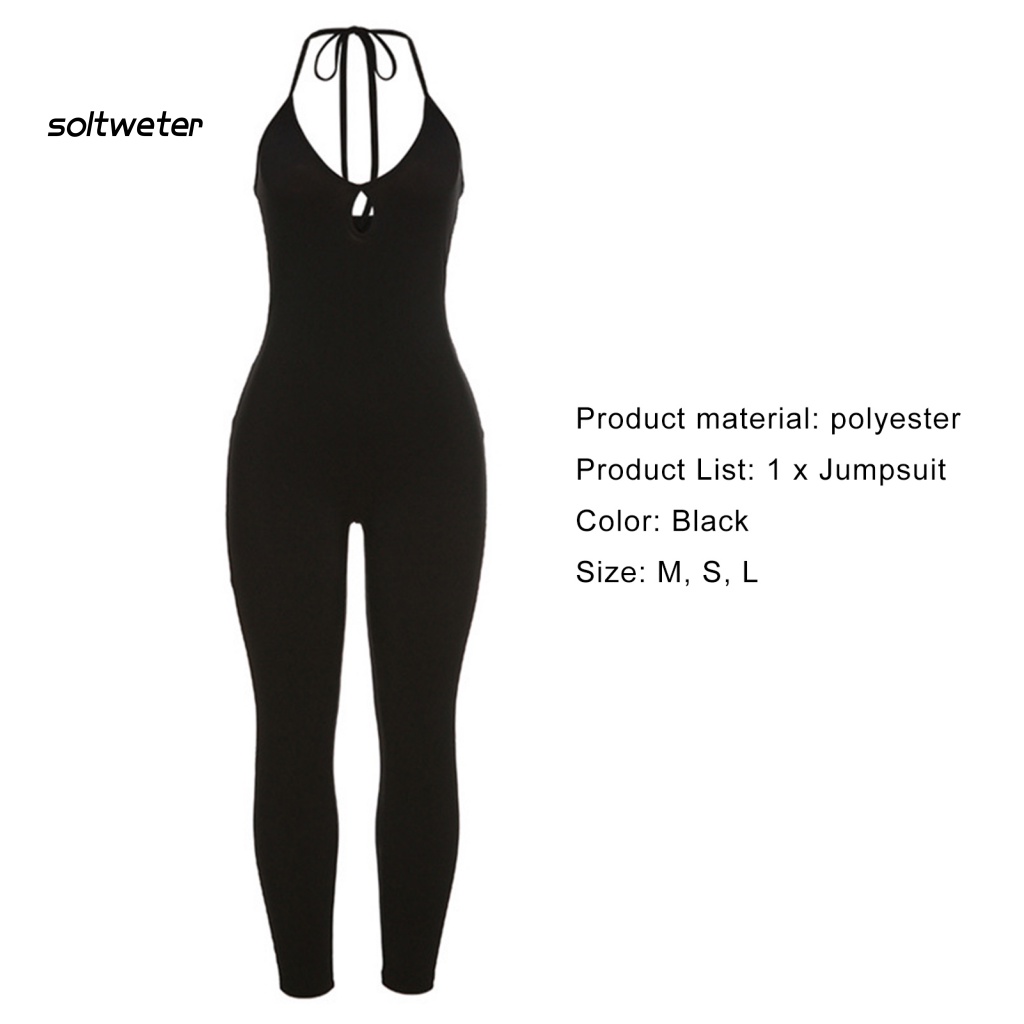 Áo liền quần Sát Nách Hở Lưng Màu Sắc Thời Trang Mùa Hè Quyến Rũ Cho Nữ