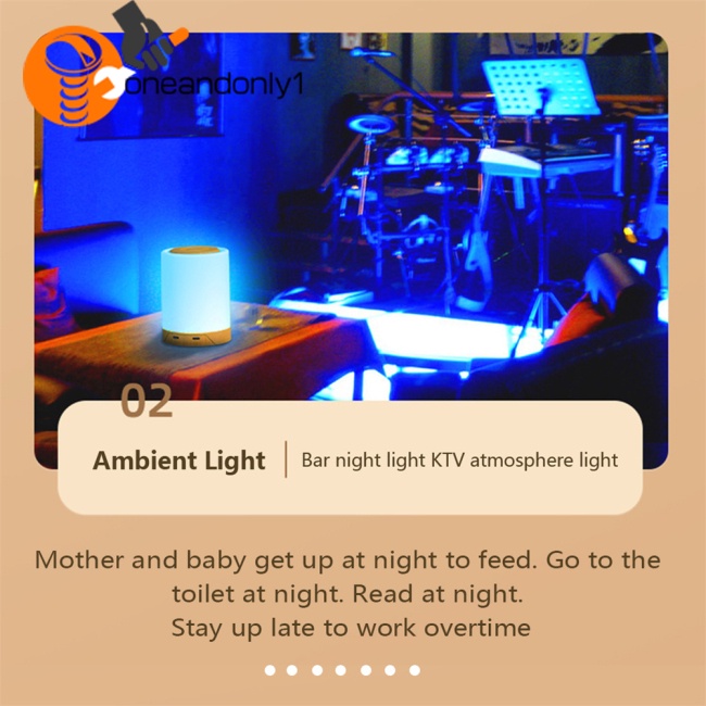 Đèn Led Cảm Ứng Đa Năng Có Thể Sạc Lại Bằng Cổng Usb Để Chăm Sóc Bé