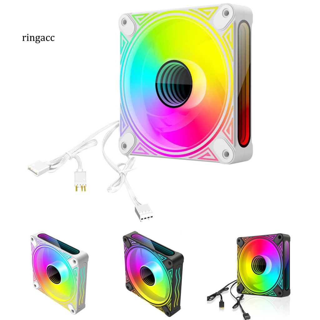 Quạt Tản Nhiệt 12cm 5V ARGB PWM Chống Ồn Thấp Cho CPU Máy Tính