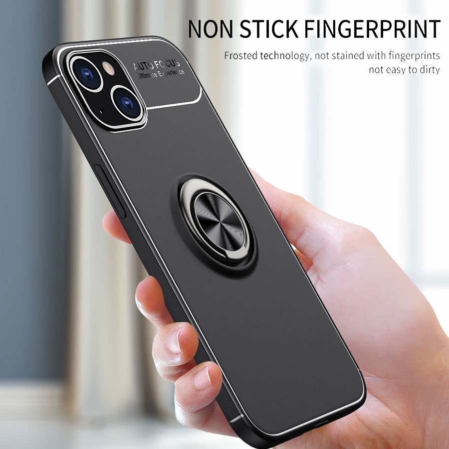 Ốp Điện Thoại Silicone Có Giá Đỡ Nam Châm Cho iPhone 14 13 12 11 Pro Max