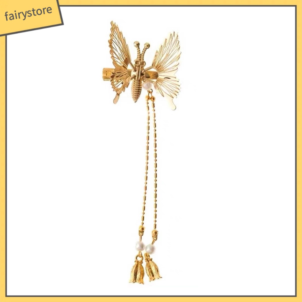 Kẹp Tóc Hình Bướm Rỗng Sống Động Trang Trí Cho Nữ