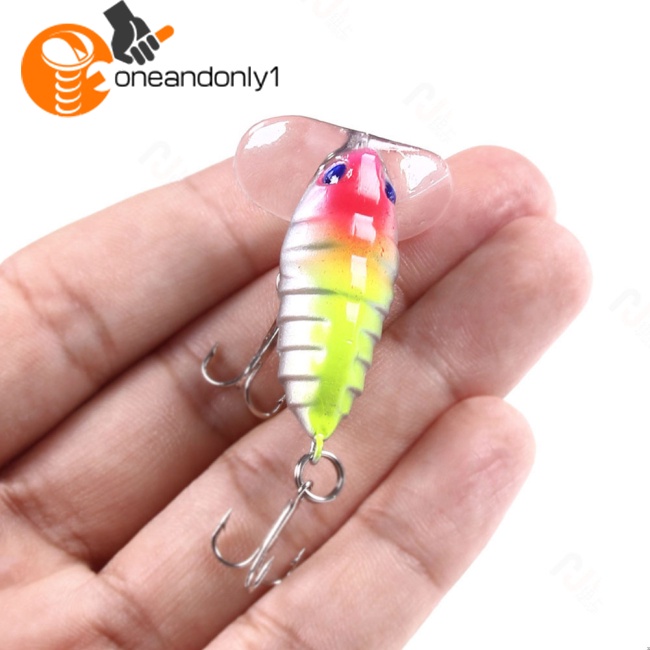 Mồi Câu Cá Giả Hình Côn Trùng Nhiều Màu Sắc 4.4g Dài 4cm