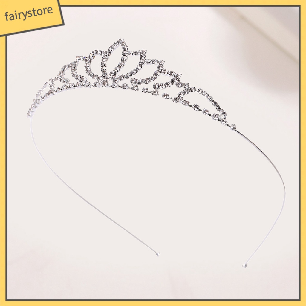 Cài Tóc Hình Vương Miện Đính Đá Lấp Lánh Sang Trọng