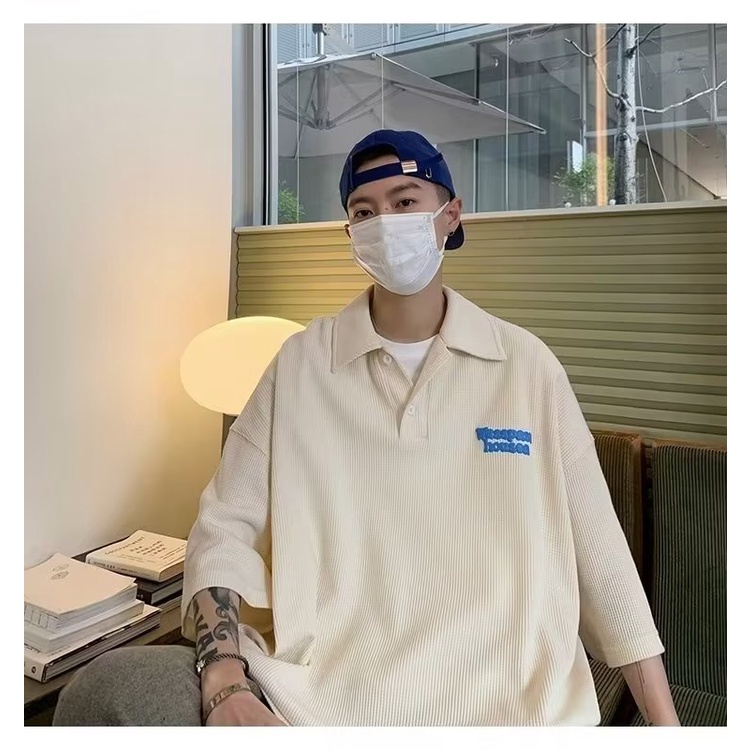 Áo Thun POLO Tay Ngắn Màu Trơn Phong Cách Thời Trang Mới Mùa Hè Cho Nam Giới