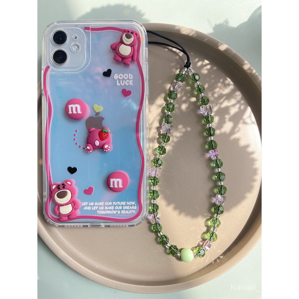{Hàng Mới Về!} Hàng Mới Về!} Túi Xách Thời Trang Mùa HèChuỗi Hạt Thủy Tinh Hình Bướm Nhỏ Độc Đáo Phong Cách Nhật Hàn Trang Trí Điện Thoại