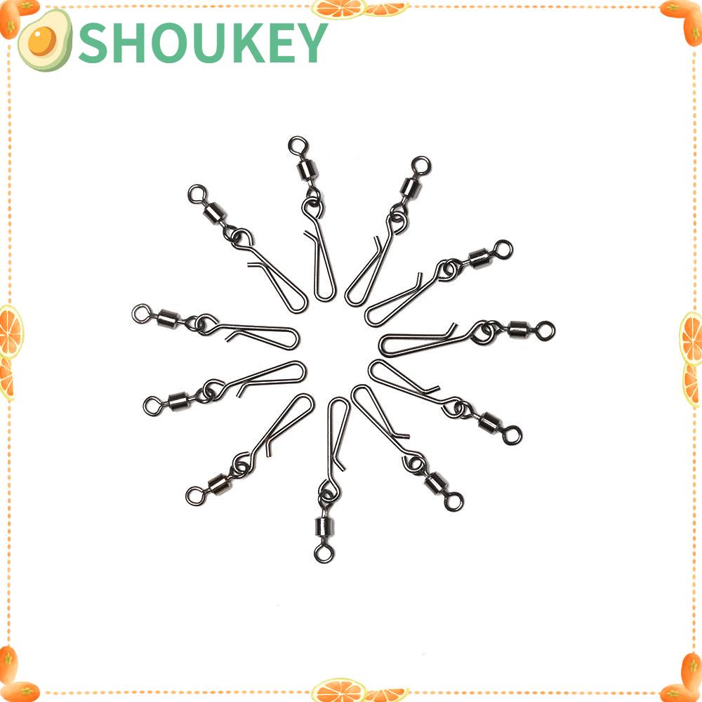 50 Khóa Câu Cá Có Kích Thước 2 Chất Lượng Cao SHOUKEY# Bộ Chuyển Đổi Từ 10 Sang 10# Vòng Nhẫn Trơn Chịu Được Sức Nặng Chất Lượng Cao