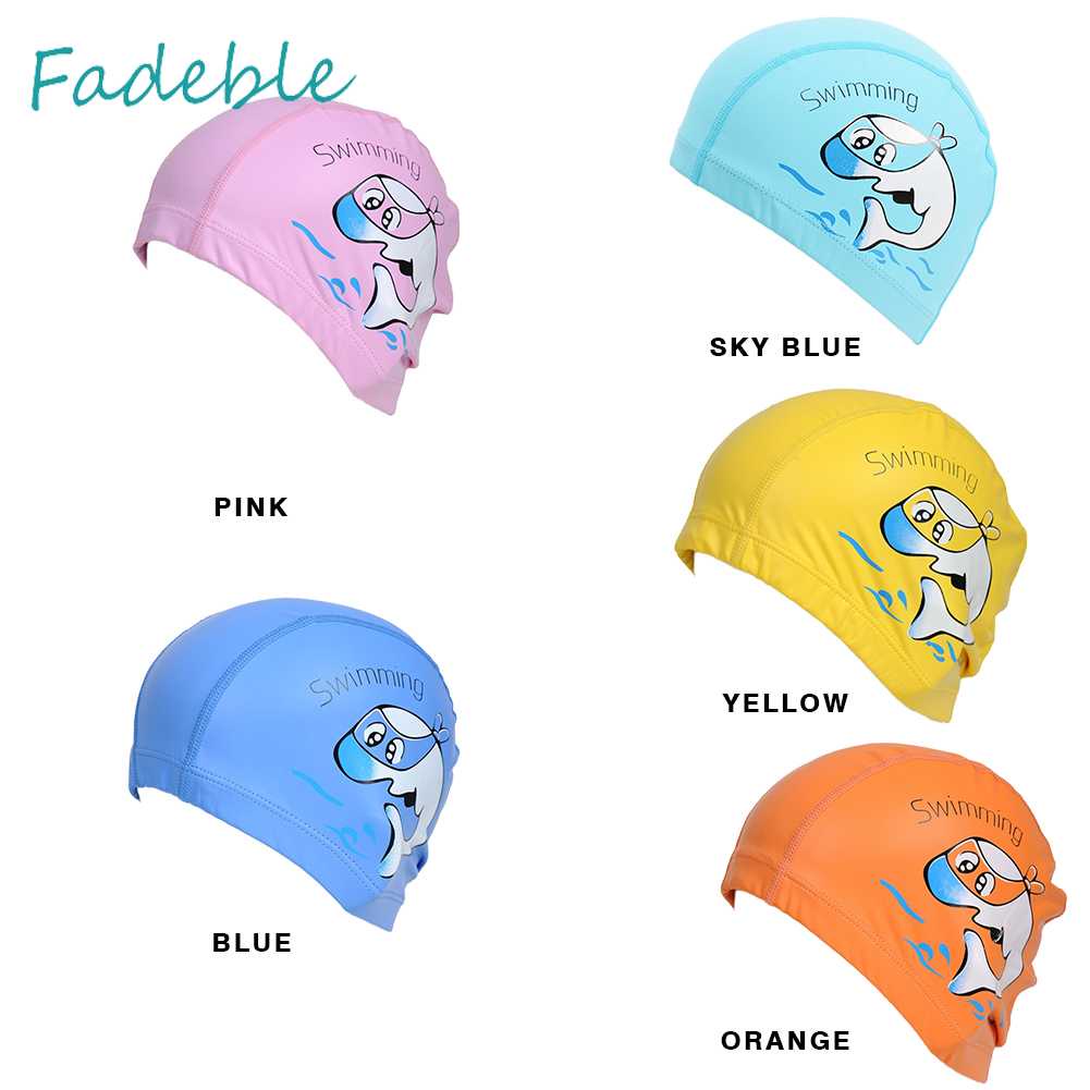 Mũ Bơi Chất Liệu PU Mềm Mại Thoải Mái Cho Bé