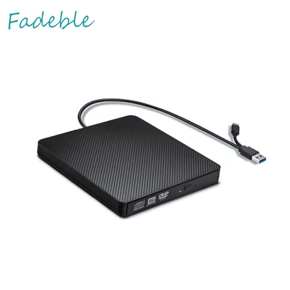 Ổ Đĩa Quang Ngoài USB 3.0 Type-C DVD Cho Laptop Notebook