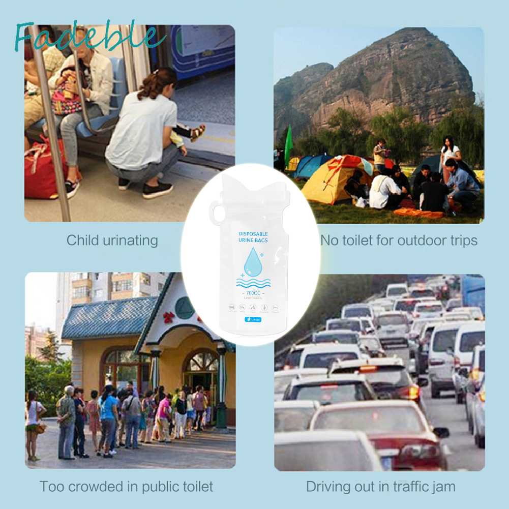 Túi Đi Tiểu Mini 700ml Di Động Dùng Một Lần Đa Ứng Dụng Cho Hoạt