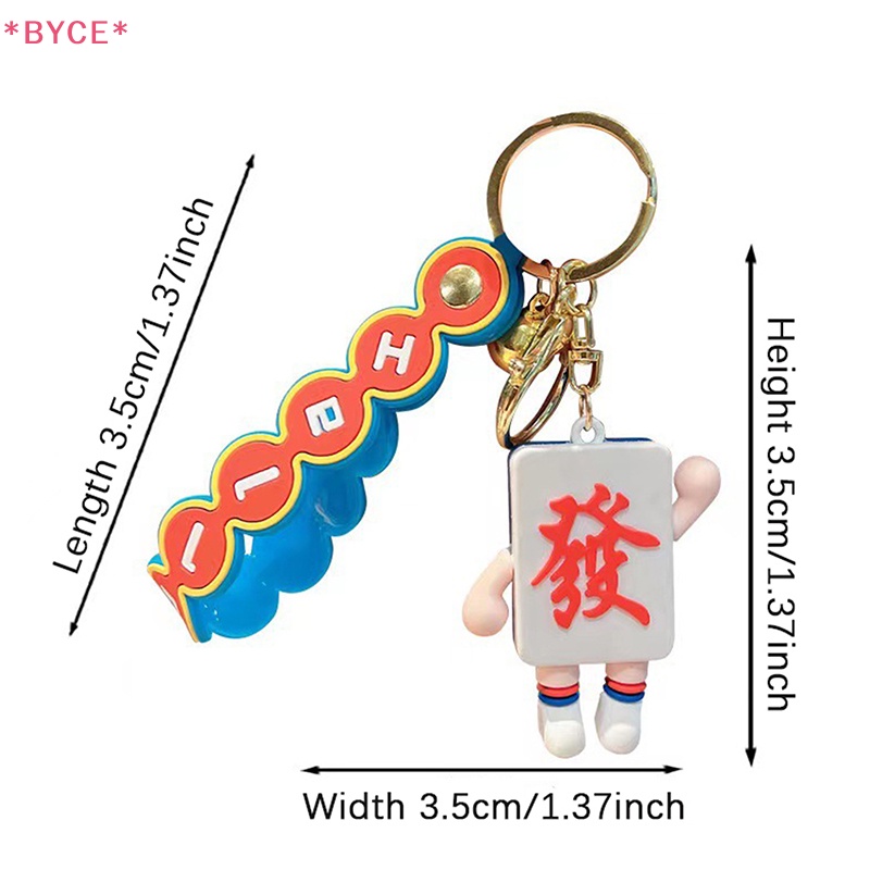 Byce > Móc Khóa Mạt Chược Trung Quốc Dễ Thương Sáng Tạo Vui Nhộn Có Móc Khóa Cho Nữ Mới