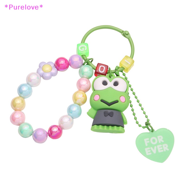 Móc Khóa Silicon Hình Chó Mèo Màu Kẹo Ngọt Có Khối In Chữ Dễ Thương Cho Nữ Mới