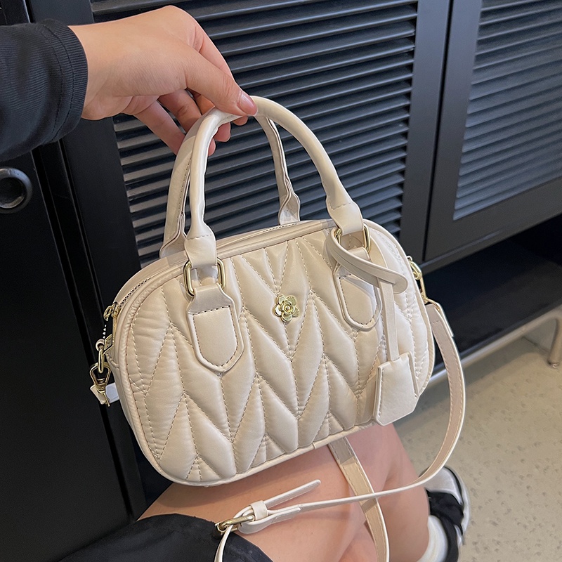 Túi Đeo Chéo Da Mềm Dáng Vuông Nhỏ Kiểu Phương Tây Thời Trang Cao Cấp Cho Nữ