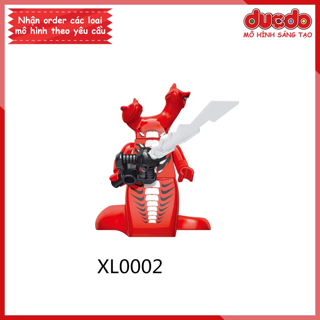 Minifigures các nhân vật Ninjago tuyệt đẹp - Đồ chơi Lắp ghép Xếp hình Mini Ninja Mô hình XL0001 - XL0005