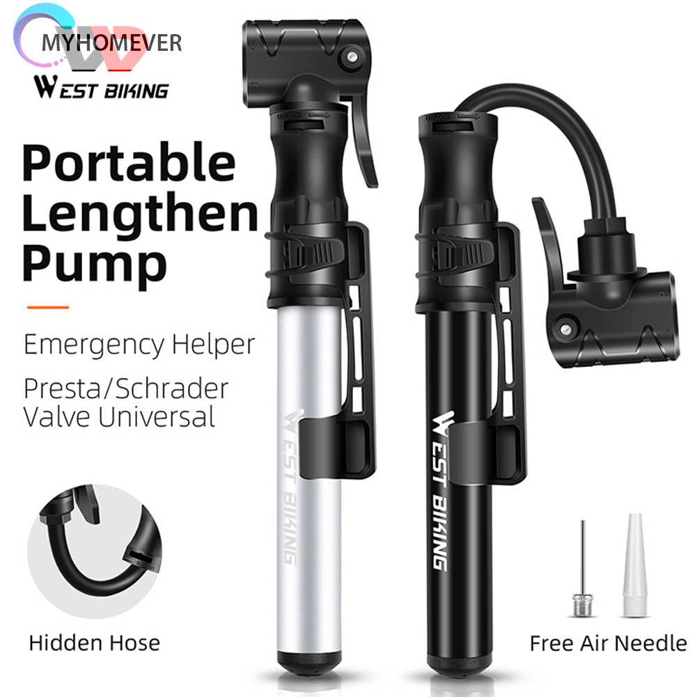 Ống Bơm Hơi Lốp Xe Đạp Thiết Kế Nhỏ Gọn Tiện Dụng