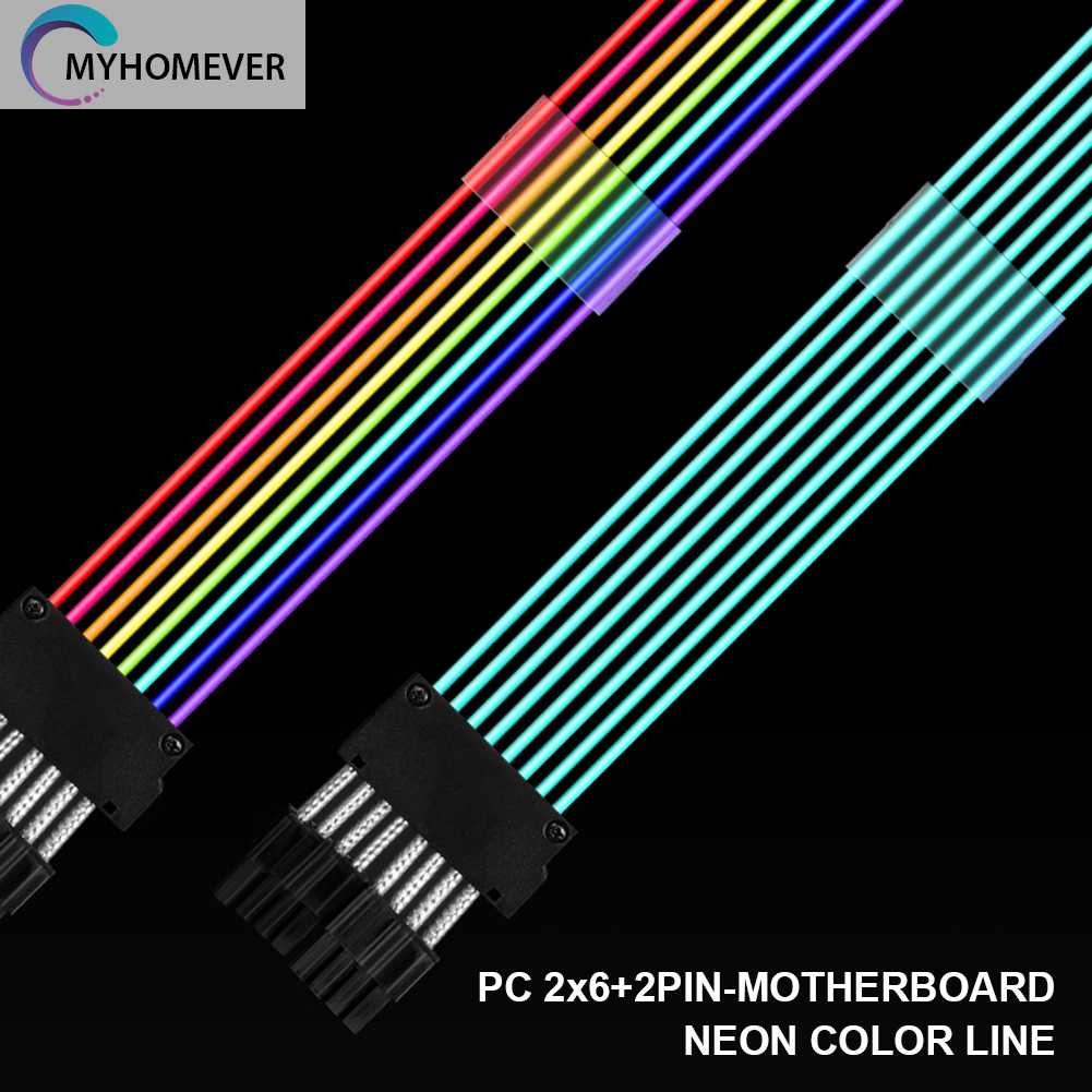 Dây Cáp Nối Dài 8-Pin RGB ATX 24Pin PCIe GPU Chất Lượng Cao