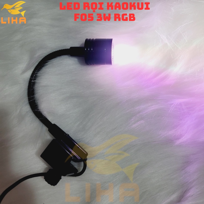 Đèn Led Rọi Mini 3W Màu RGB | LED Rọi 3W Màu Bể Cá Thuỷ Sinh Mini