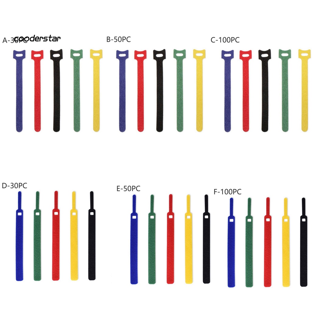 Set 30 / 50 / 100 Dây Quấn Dây Cáp Nylon Màu Sắc Ngẫu Nhiên Tiện Dụng