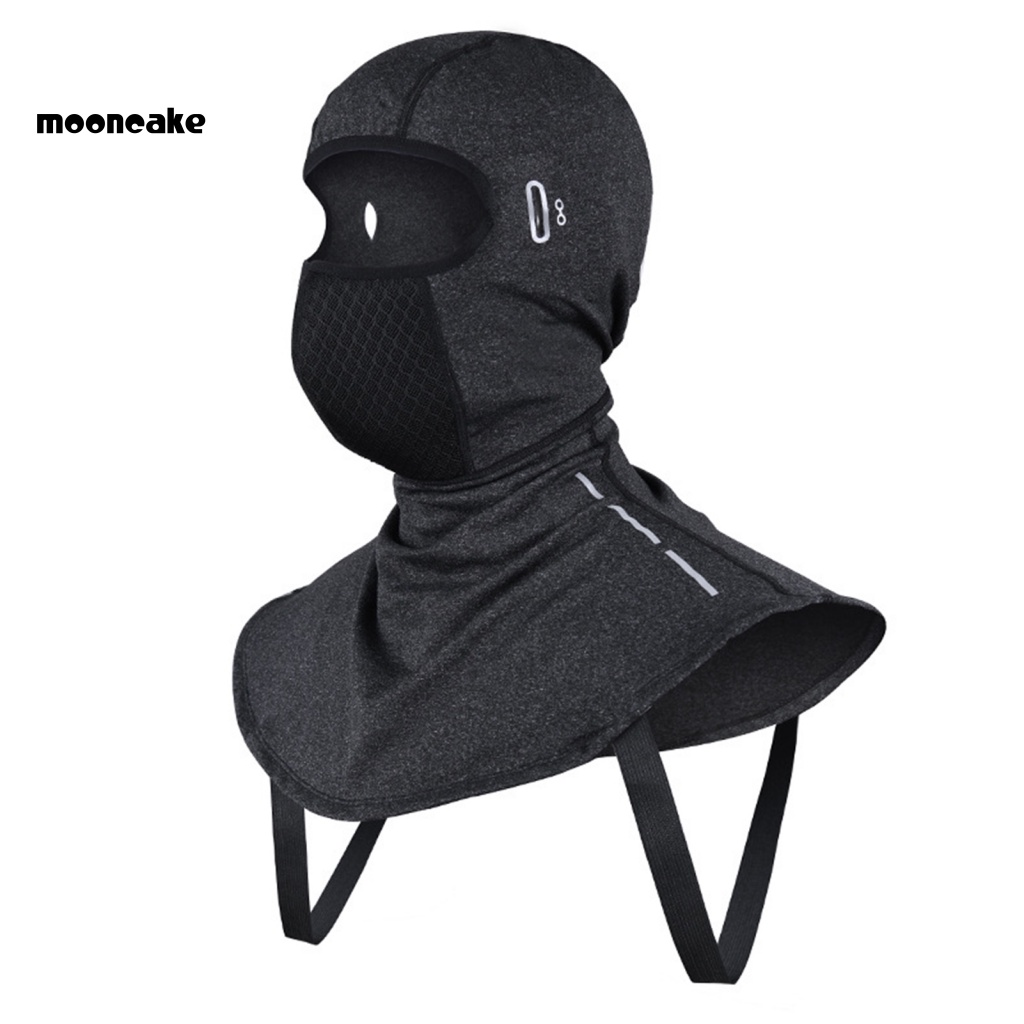 &lt; Mooncake &gt; Mặt Nạ Bảo Vệ Mặt Không Phai Mềm Mại Phản Quang Bảo Vệ Khi Đi Xe Đạp Trượt Tuyết Unisex
