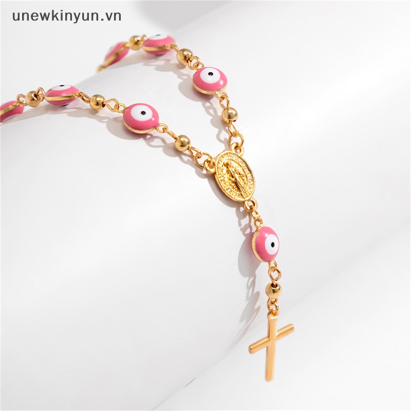 Dây Chuyền / Vòng Tay Mặt Hình Mắt Quỷ Phối Tua Rua Phong Cách Cổ Điển Thời Trang Cho Nữ