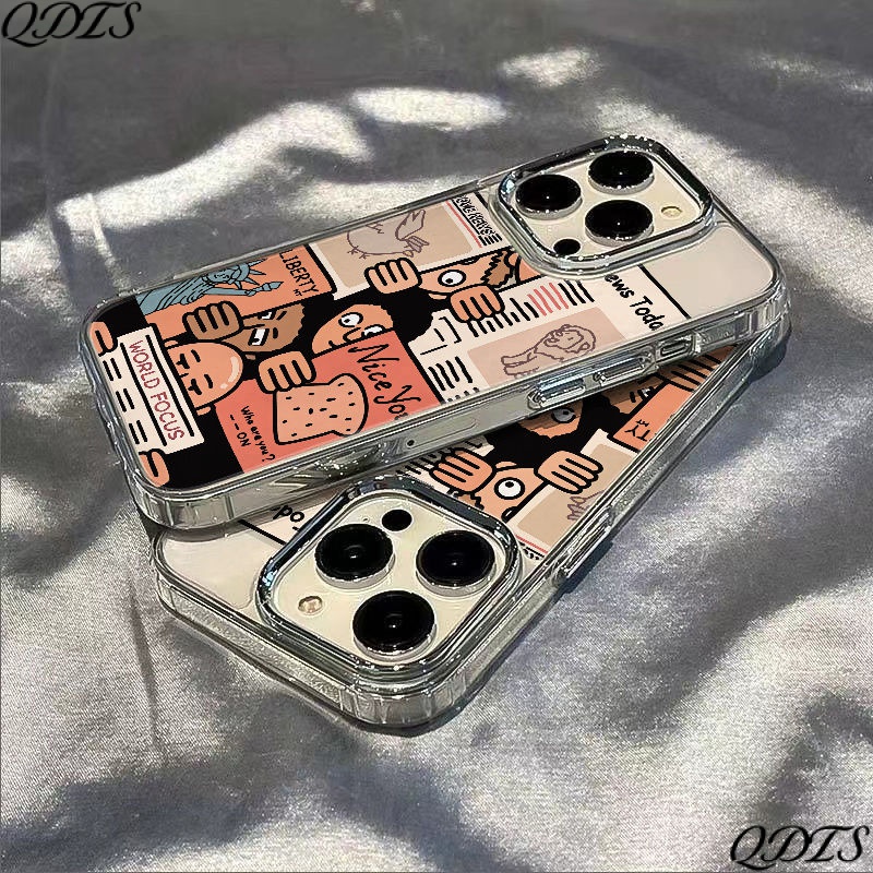 ✅Ốp Điện Thoại Mềm Chống Sốc Kiểu Dáng Đơn Giản 7DJN Cho Iphone 117Max14Pro 12Plus 138