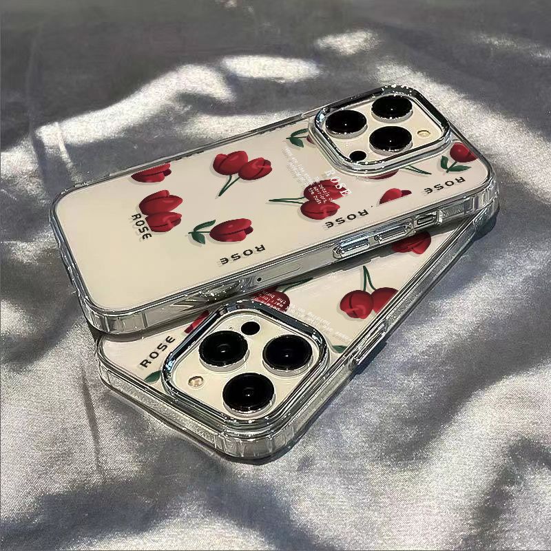 ✅Ốp Điện Thoại Mềm Hình Hoa Tulip Chống Sốc Cho Iphone 8pl max7 11ins 13 14pro 12 XG1K