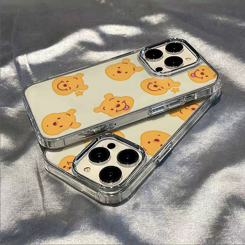 ✅Ốp Điện Thoại Dẻo Họa Tiết Hoạt Hình Gấu Pooh Dễ Thương Chống Sốc Cho iPhone12 137 / max11 Over 814proplus 95AJ