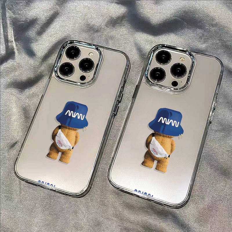 ✅Ốp Điện Thoại Mềm Chống Sốc In Hình Gấu Nhỏ Cho Iphone 7iPhone12 xs8plus max11 14pro13 I1OX