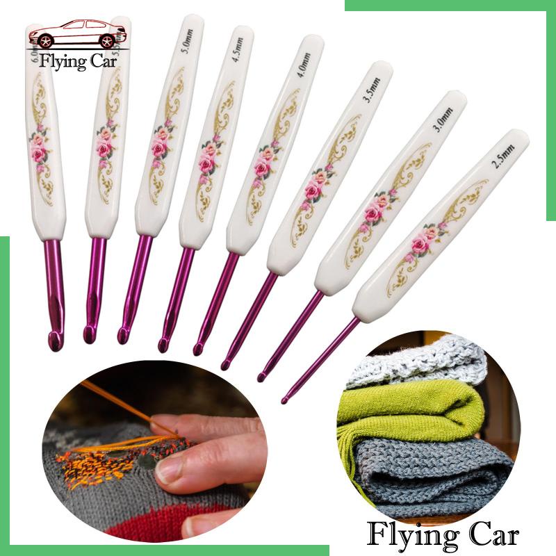 Bộ 8 Móc Đan Len Thủ Công 8 Kích Cỡ Lzdjfmy2