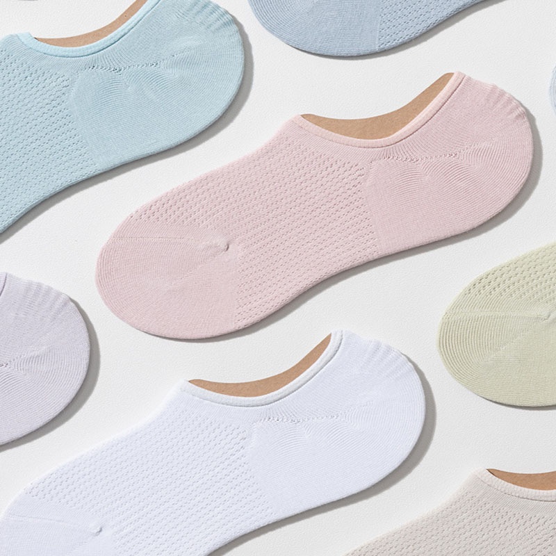 Đôi Vớ Bằng Vải Cotton Mềm Thoáng Khí Thời Trang Mùa Hè Sành Điệu Cho Nữ