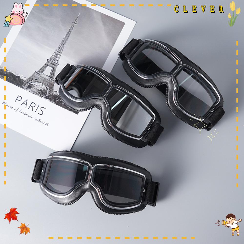 Kính Bảo Hộ Bằng Da Phong Cách Vintage Dùng Khi Lái Xe Mô Tô