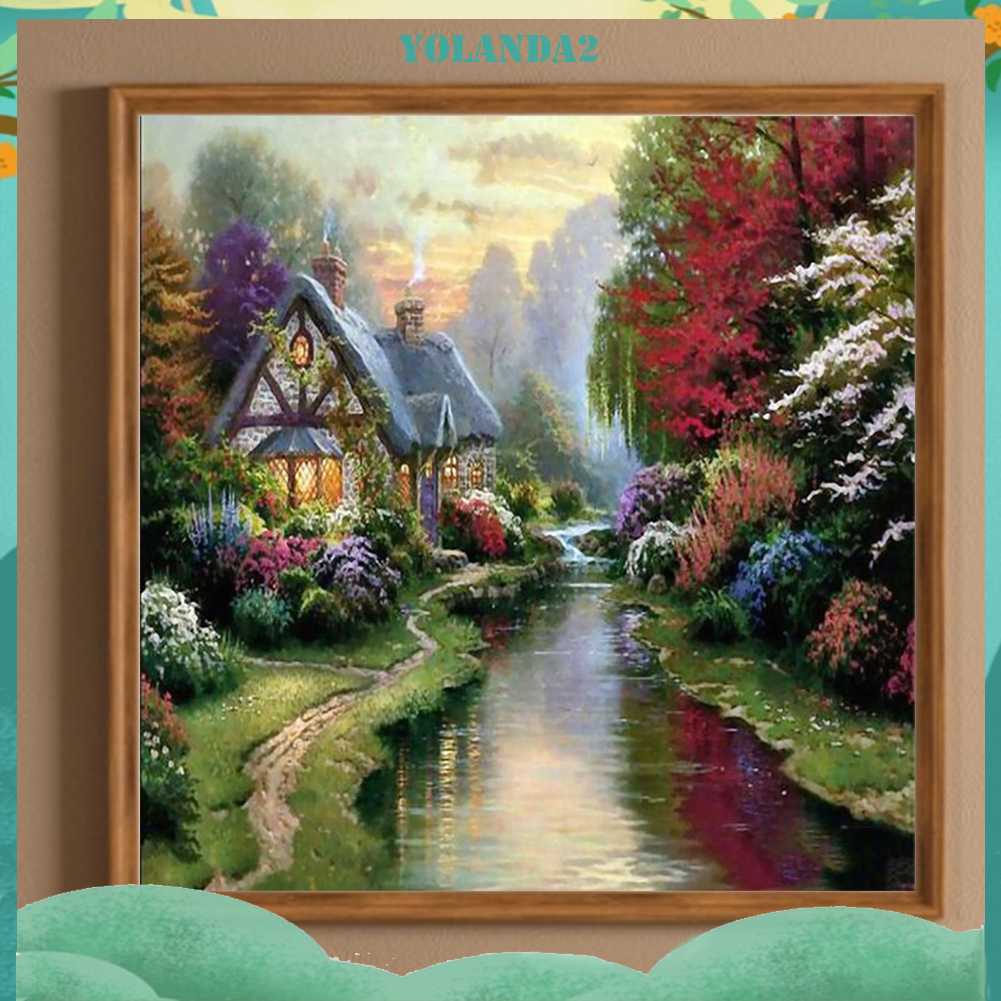 Tranh Đính Đá Kim Cương Toàn Bộ 5D DIY Hình Vẽ Nghệ Thuật Trang Trí Nhà Cửa