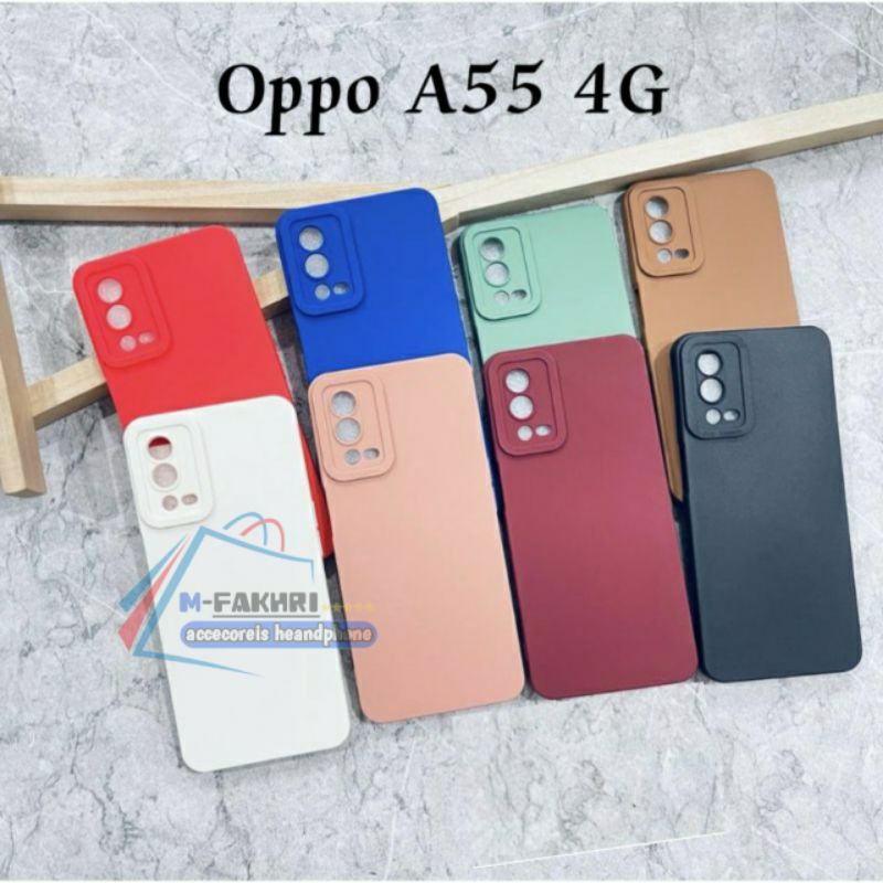 Softcase pro camera OPPO A55 Case Case camera pro có bảo vệ camera