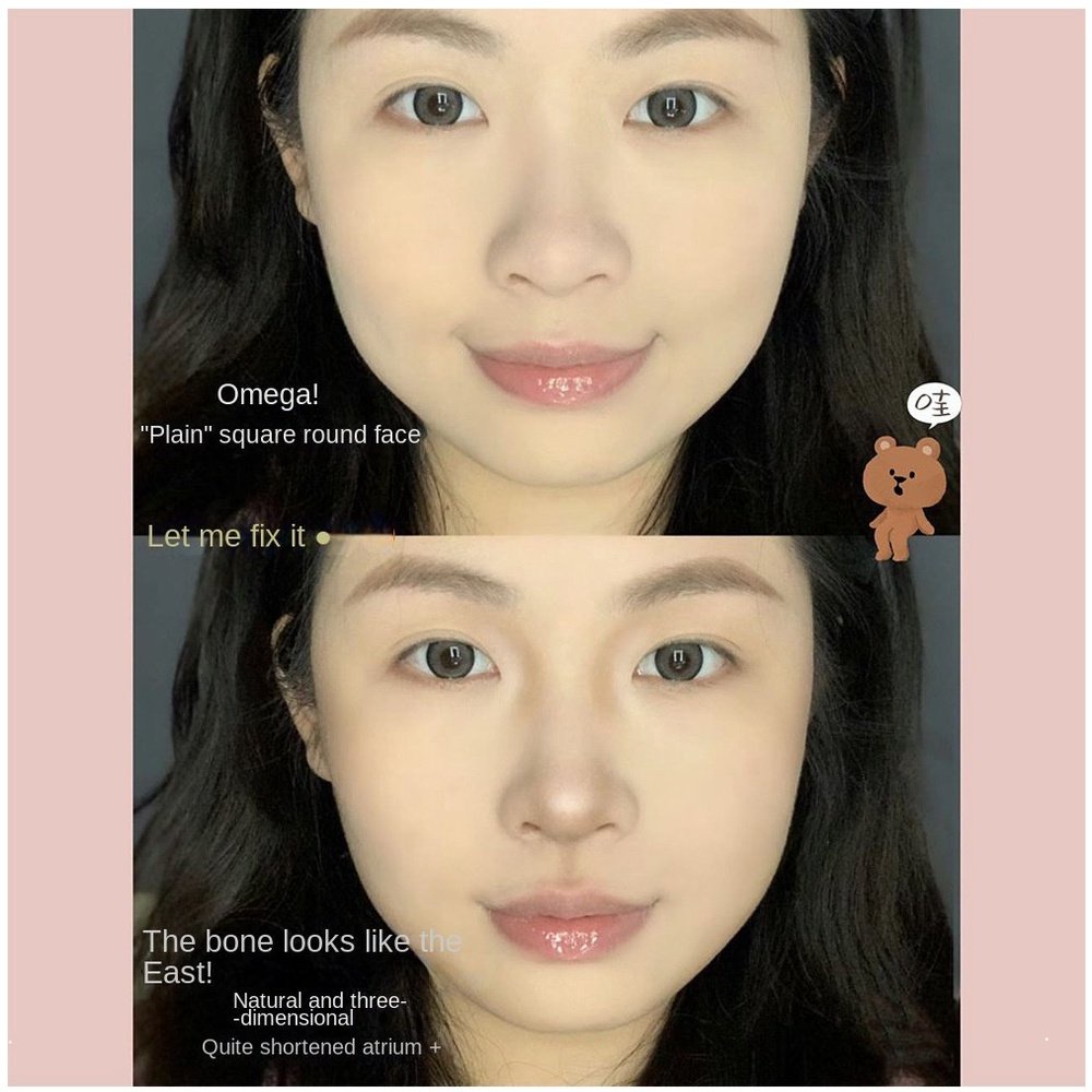 Hộp Phấn Má Hồng Bắt Sáng Tạo Khối Trang Điểm Tự Nhiên Kháng Nước Lâu Trôi Dễ Thương