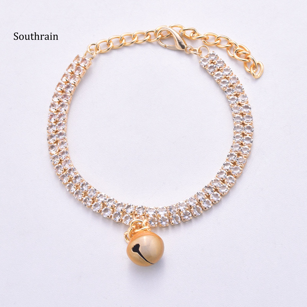 Vòng Cổ Đính Đá Sáng Bóng Thanh Lịch Dành Cho Thú Cưng