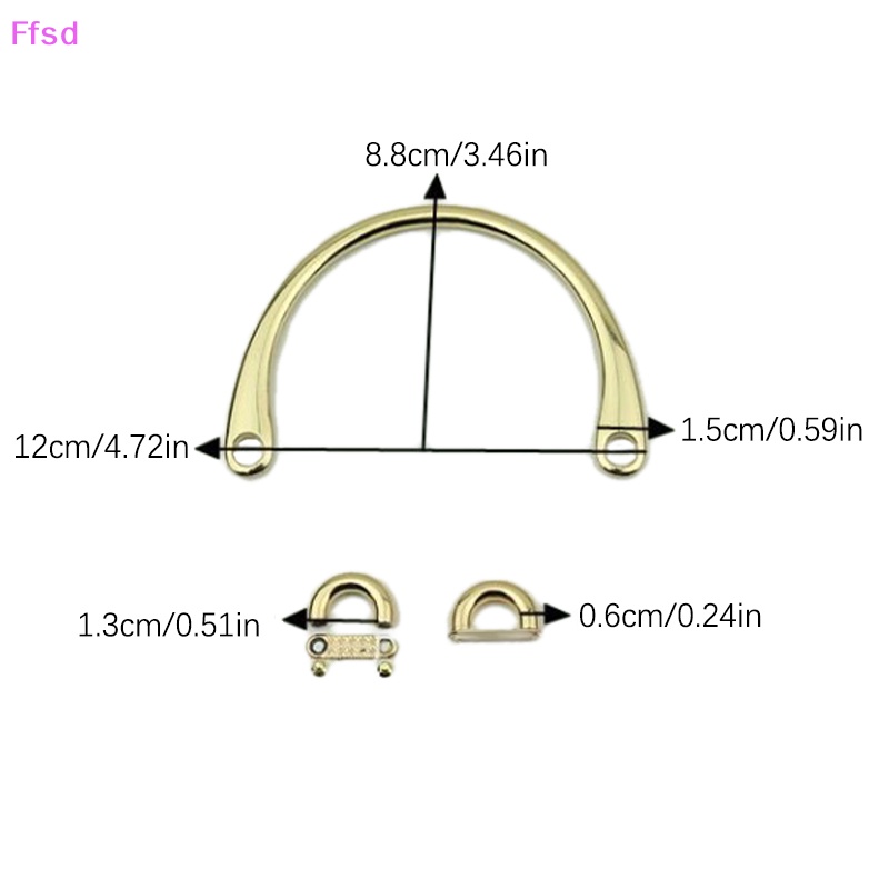 Dây Đeo Túi Xách Bằng Kim Loại Tay Cầm Ngắn Tiện Dụng