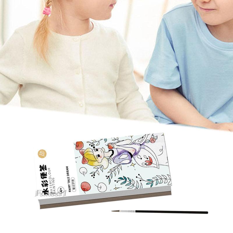 Sách Tô Màu Nước Bỏ Túi DIY Sáng Tạo Cho Người Mới Bắt Đầu [Fenteer1]