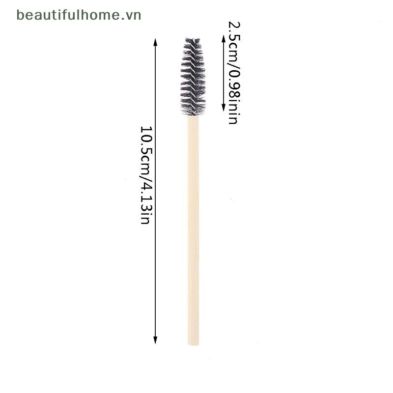 Bộ 50 Cọ Trang Điểm Tay Cầm Bằng Tre Tiện Dụng