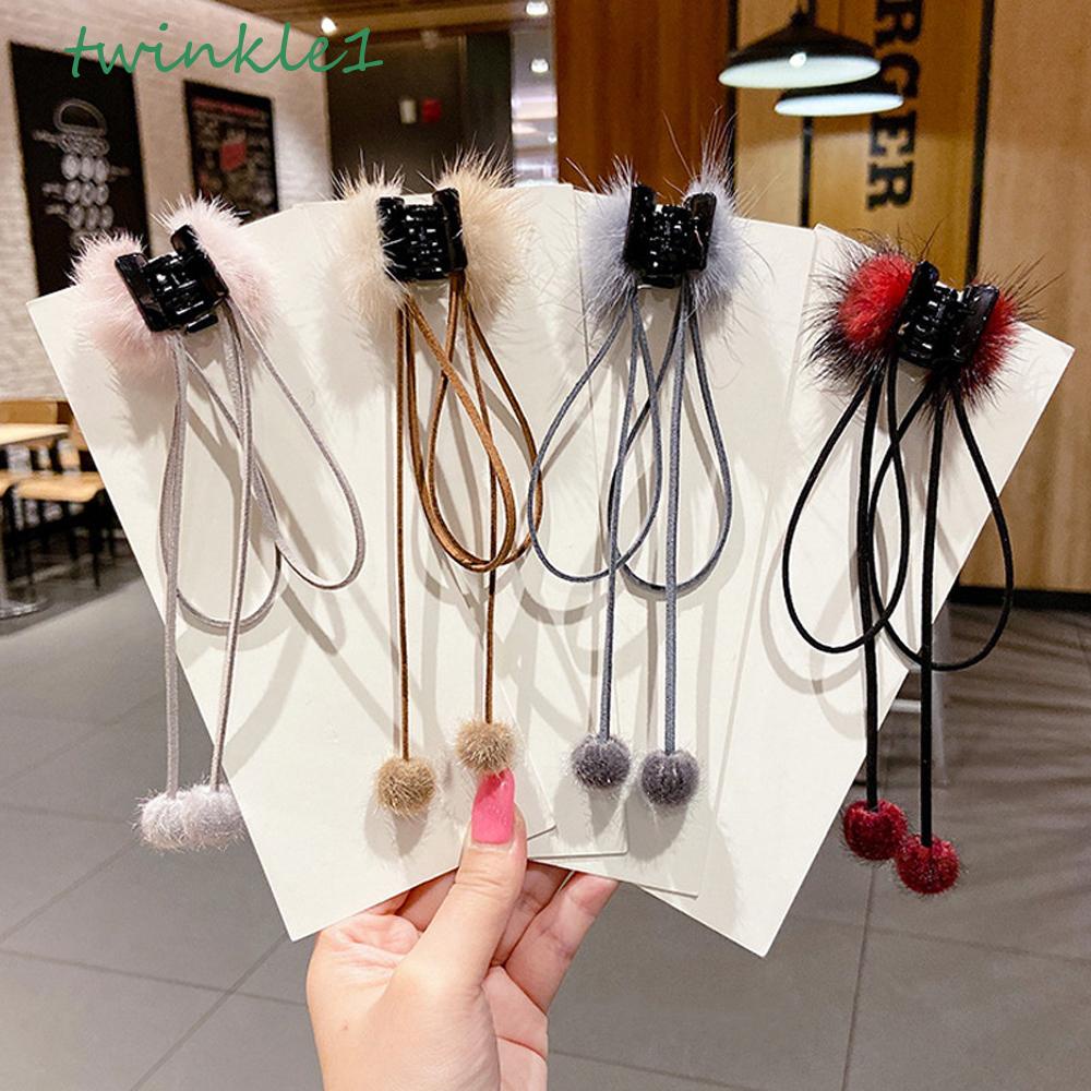 Kẹp Càng Cua Đính Nơ Tua Rua Lấp Lánh Thời Trang Cho Nữ