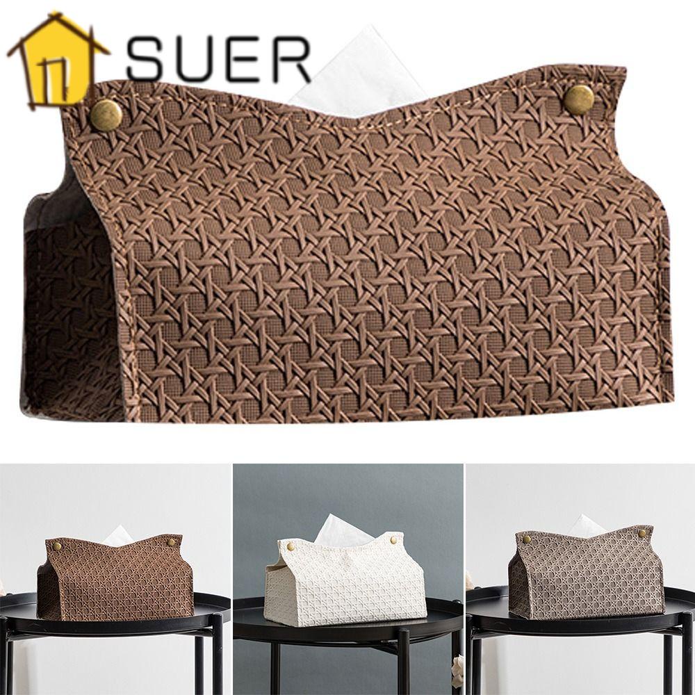 Suenin Hộp Da Hút Kết Cấu Dày Phong Cách Bắc Âu Độc Đáo