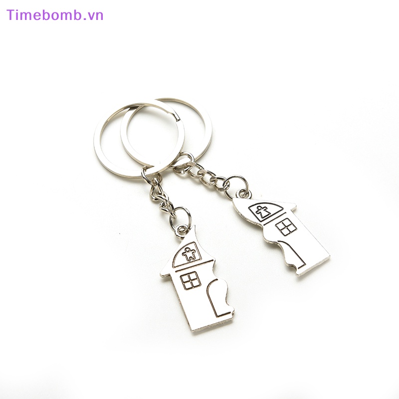 # Túi Đeo Chéo Thời Trang Hàn Cho Nữ # Set 2 Móc Khóa Hình Ngôi Nhà Đáng Yêu