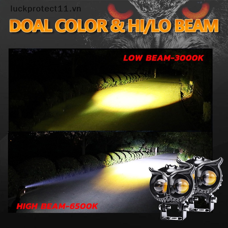 # Dây Cáp 3C &amp; NEW 3C # Đèn LED Hai Màu Sắc Trắng / Vàng Hình Cú Mèo Chuyên Dụng Cho Trang Trí