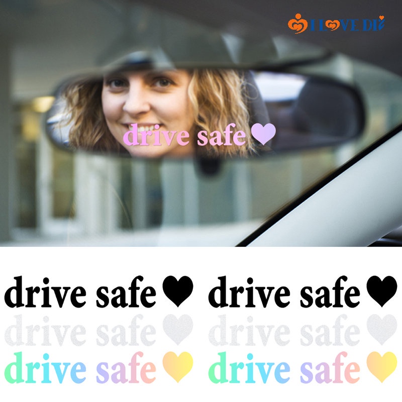 Miếng Dán Hình Chữ Tiếng Anh Chống Thấm Nước Chất Lượng Cao Trang Trí Gương Chiếu Hậu Xe Hơi