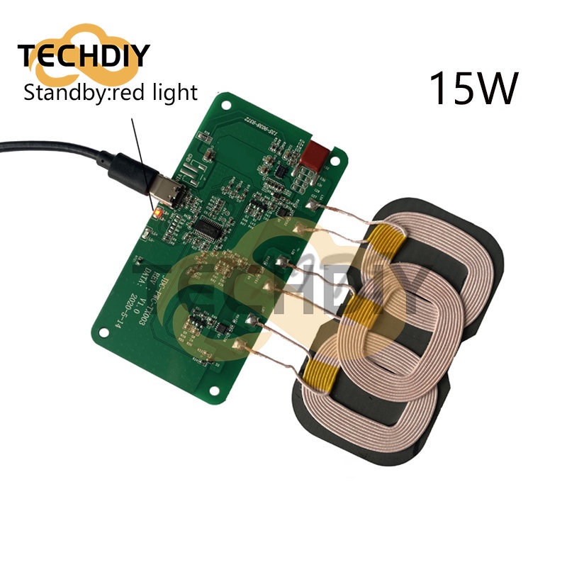 Bảng Mạch Sạc Nhanh Không Dây 15W / 20W 12V 5V 2A Qi 5W / 10W / 15W Cho IPhone