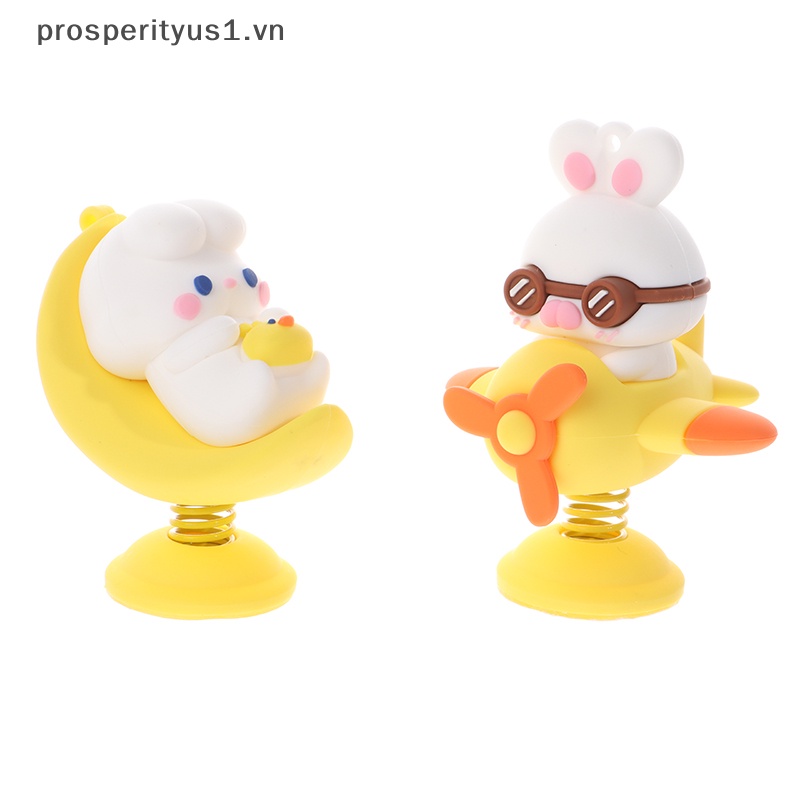[prosperityus1] Đồ Chơi Lò Xo Lắc Đầu Hình Động Vật Hoạt Hình Dễ Thương Làm Quà Tặng Nội Thất Ô