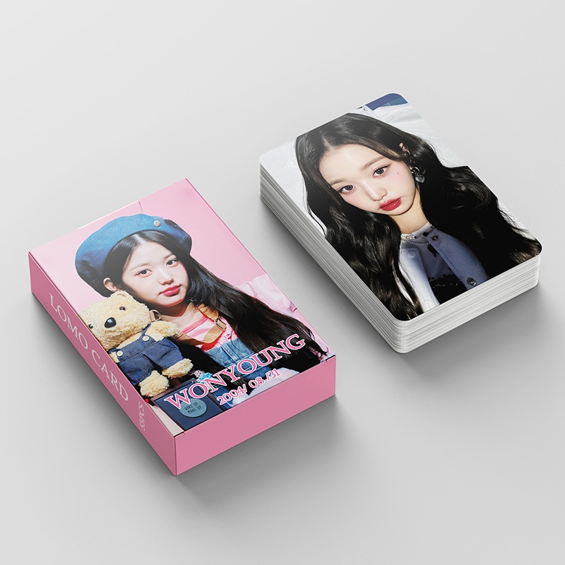 IVE WONYOUNG LOMO Card Set 55 Tấm Thẻ Ảnh Hình Nhóm Nhạc KPOP