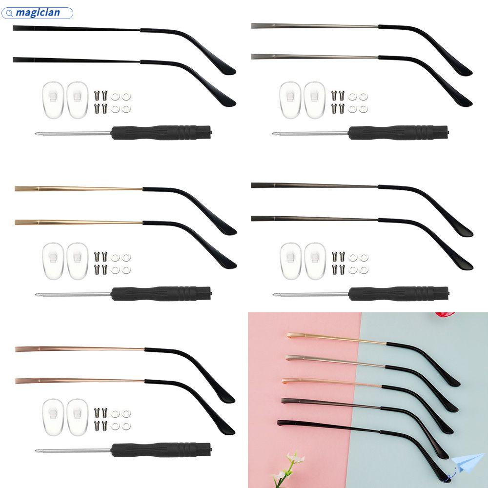 1 Cặp Dụng Cụ Sửa Chữa Mắt Kính Bằng Kim Loại Chống Trượt