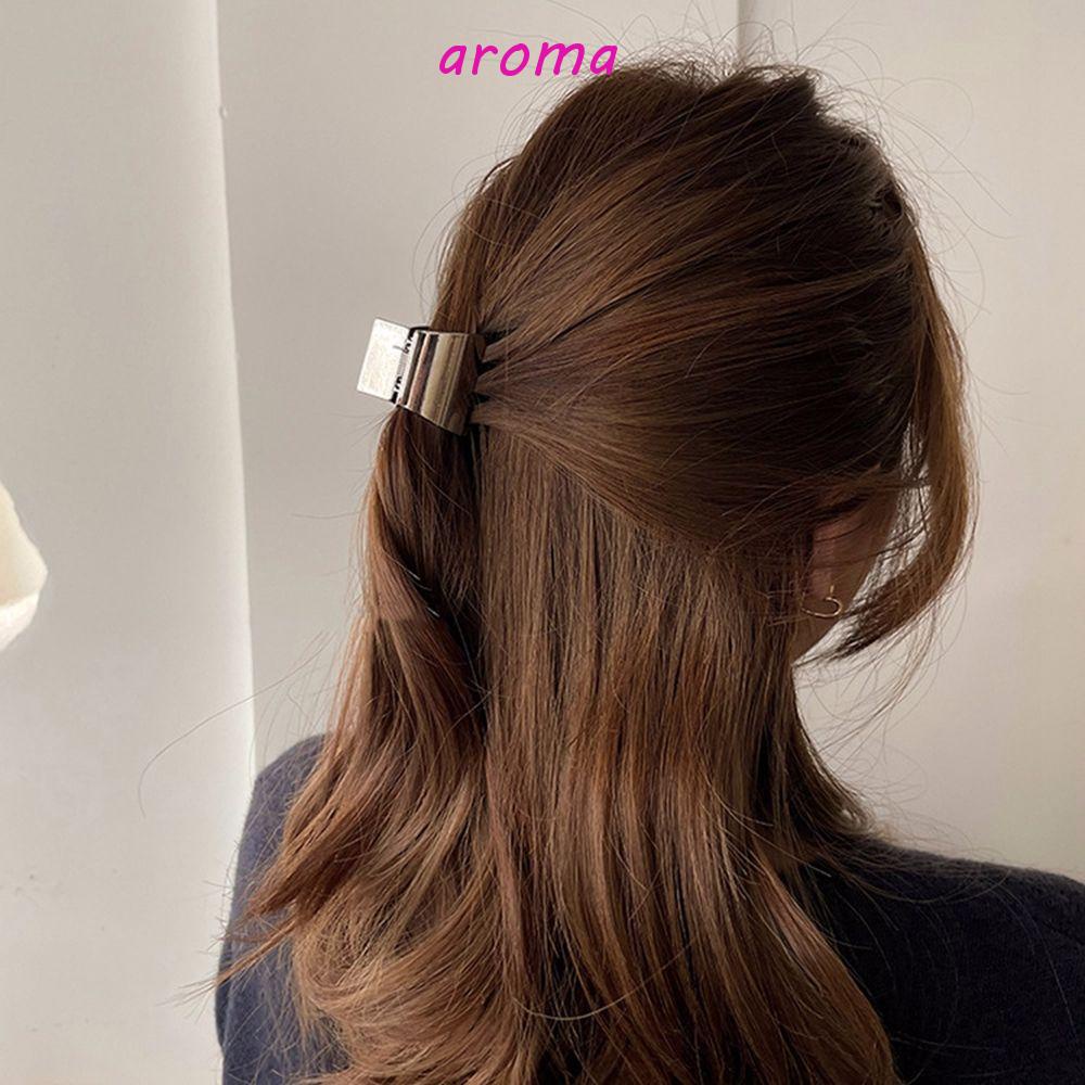 Kẹp Tóc Bằng Hợp Kim Thiết Kế Tinh Tế Dễ Phối Đồ Phong Cách Hàn Quốc Thời Trang